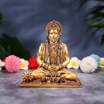 Медитирующая Мурти Ханумана Мурти Баджрангбали Санкат Мочан Бхагван Уникальный Дизайн для Храмового Идола Домашнего Декора Корпоративные Подарки