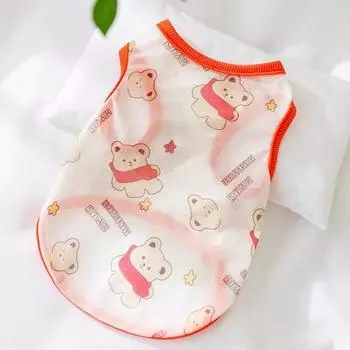 Medium and large dog Golden Retriever Edge Herding Vest Pet Clothing Summer Printed Mesh Thin Breathable Two-legged Dog Clothing 5XL (recommended weight 45-25 kg)