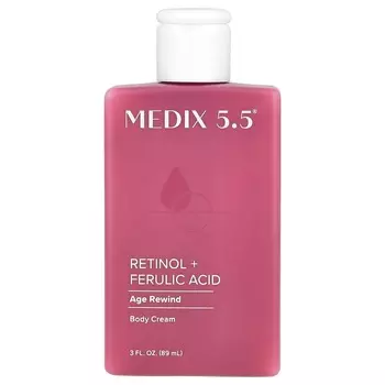 Medix 5.5, Body Cream, Age Rewind, Retinol + Ferulic Acid, 89 Ml (3 Fl Oz)