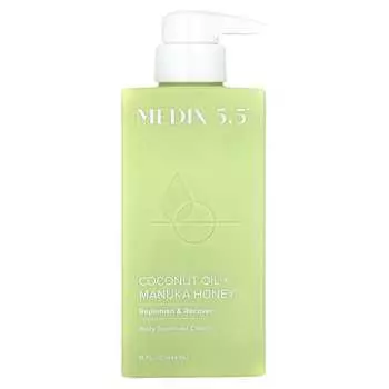 Medix 5.5, крем для тела, кокосовое масло + мед манука, 15 жидких унций (444 мл)