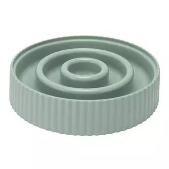 Медленная кормушка для домашних животных, миска для предотвращения удушья, нескользящая, способствующая пищеварению, миска-головоломка для домашних животных для маленьких бежевый