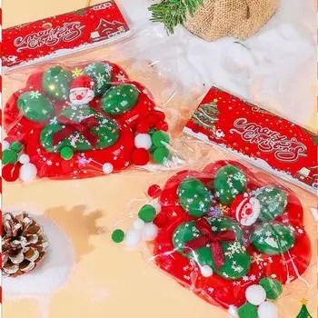 Медленно отскакивающая рождественская игрушка «кошачья лапка» Супер большая игрушка «кошачья лапка» Розыгрыши красный