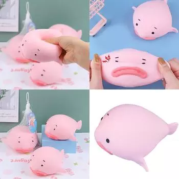 Медленно поднимающаяся стрессовая рыбка, расслабляющая игрушка, успокаивающая игрушка для офиса, школы, эластичная игрушка-животное для студентов, офиса, взрослых