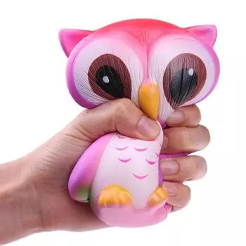 Медленно растущее мягкое средство для снятия стресса, отскок, сова, детский подарок