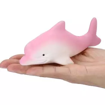 Медленно растущие игрушки с ароматом океанских китообразных, игрушка для снятия стресса розовый