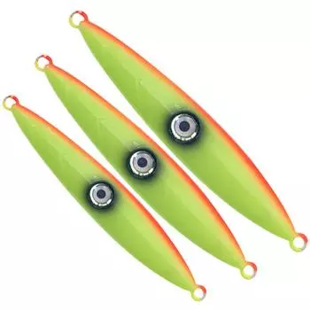 Медленно тонущая рыболовная приманка с медленным шагом, светящиеся металлические жесткие приманки для соленой воды 120G