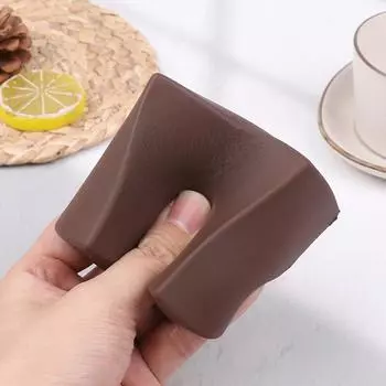 Медленно восстанавливающийся квадратный кирпич с ароматом молока и шоколада Медленно восстанавливающийся пинч-декомпрессионная игрушка Медленно поднимающийся пинч-игрушка