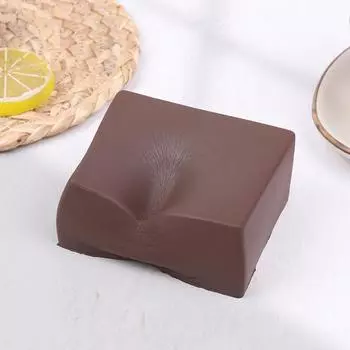 Медленно восстанавливающийся квадратный кирпич с ароматом молока и шоколада Медленно восстанавливающийся пинч-декомпрессионная игрушка Медленно поднимающийся пинч-игрушка