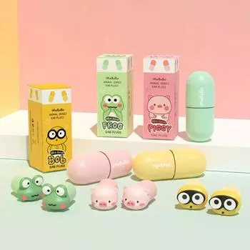 Медленное восстановление звука Снижение шума Беруши для сна Беруши для путешествий Звукоизолирующие беруши бежевый