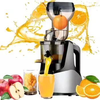 Медленный 7 см большой цельный отжатый мусор низкоскоростной холодный отжим большой автоматический сок высокая экстракция сока окисление фруктов и сохранение свежести легко легко