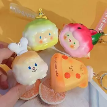 Медленный отскок имитация кулона арбуза мягкие куриные ножки игрушки для щипков креативный подарок Style A