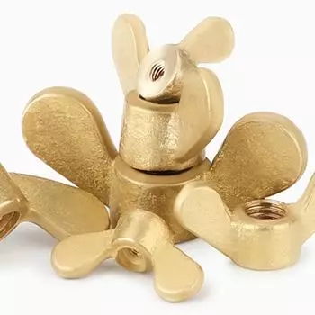 Медная бабочка-гайка