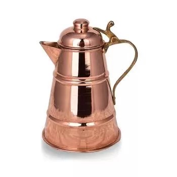 Медная банка для молока Керван Кувшин для молока Молочная банка Фермерская банка для молока Сливочный графин Кувшин для воды Кувшин для молока с крышкой Медная посуда ручной работы