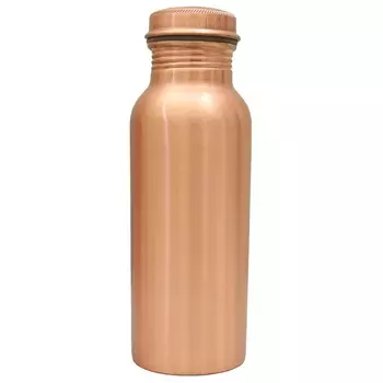 Медная бутылка (500 мл), Copper Bottle in original color, MYINDIA