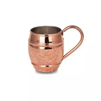 Медная чашка Grande 500 мл, медная кружка, медная подарочная пивная кружка, пивная чашка, чашка ручной работы, набор чеканных стеклянных чашек