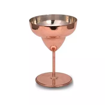 Медная чашка Маргариты 450 мл Стекло Маргарита Стеклянное стекло Бокал Маргариты Чаша для мороженого Медный бокал Медный стеклянный бокал для мороженого