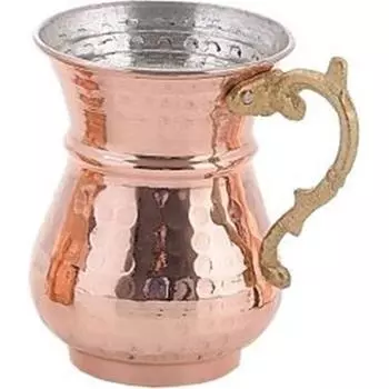 Медная кружка большого размера из стекла Айран Медное стекло