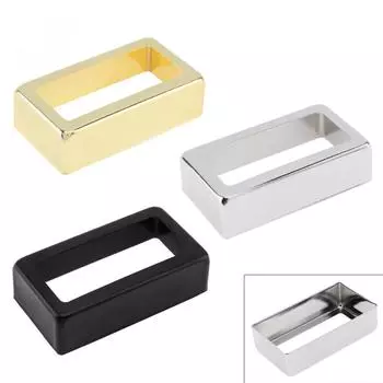 Медная крышка звукоснимателя хамбакера для электрогитары открытого типа для гитар LP серебряный