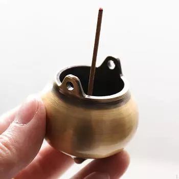 Медная курильница для благовоний для подарков и домашнего использования в домашних условиях A