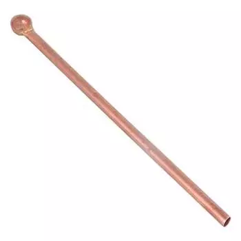 Медная ложка Tanirika Hawan для заливки топленого масла в Hawan Kund Hawan Achmani, Премиум (16 ДЮЙМОВ, Коричневый) Экспортное качество