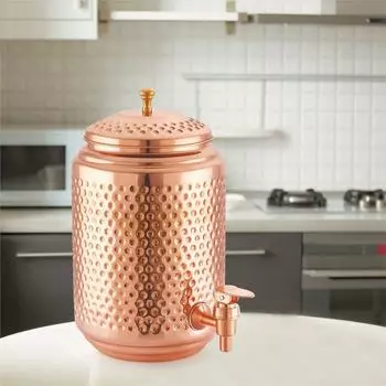 Медная матка — вдохновлена Аюрведой | Не содержит бисфенол А и не токсичен, с чистой медью | Долговечный и герметичный