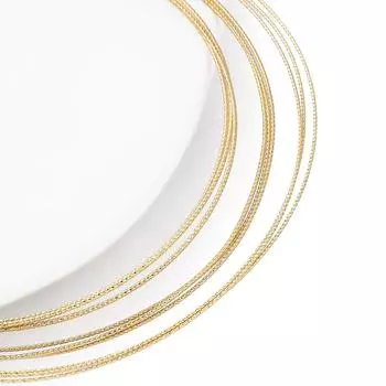 Медная нить для изготовления ювелирных изделий своими руками, аксессуары для рукоделия 0.7mm 1meter