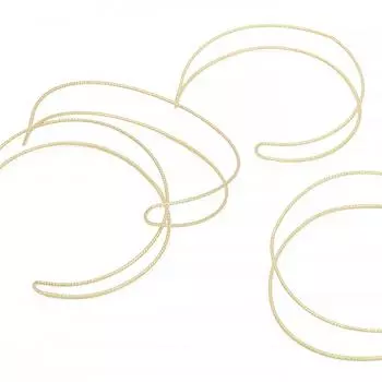 Медная нить, двойная нить, браслет, кольцо для изготовления ювелирных изделий своими руками, аксессуары для рукоделия 60mm золотой