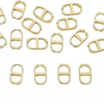 Медная подвеска с двойной буквой D для изготовления ювелирных изделий своими руками, аксессуары для рукоделия 10x16.5mm