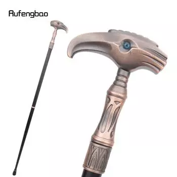 Медная роскошная декоративная трость для косплея в виде орла, элегантная модная трость для косплея, посох из сплава, винтажная трость для ходьбы 93 см