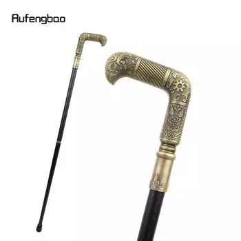 Медная Россия, двуглавый орел, шестерня, трость, вечерние, элегантная трость, декоративная ручка для трости, ручка Crosier 90 см
