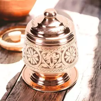 Медная сахарница ручной работы Red Candy