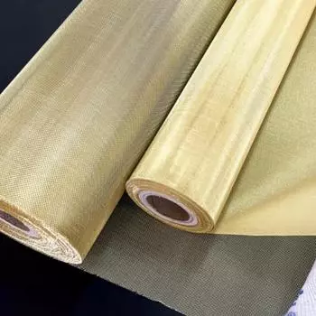 Медная сетка 6-250 ячеек Медная латунная плетеная проволочная экранирующая сетка Металлическая сетка Тонкая латунная немагнитная сигнальная сетка