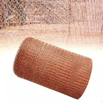 Медная сетка-экран, легко режется, блокирует отверстия, портативный, прочный тканый рулон 127mmx12m