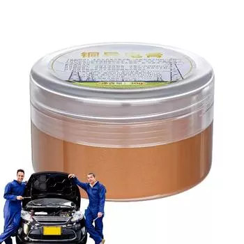 Медная смазка 30 г. Проводящая паста. Высокотемпературная смазка. Проводящая паста. Сильная адгезия. Многоцелевая композитная паста для соединения. золотой