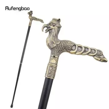 Медная трость Феникса с длинным хвостом, модная трость, джентльменская роскошная ручка-трость, трость 93 см
