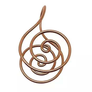 Медное кольцо на ладонь ручной работы, портативная медная манжета для медитации и энергетического исцеления