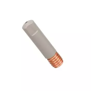 Медное контактное сопло M6x25мм с покрытием для сварочной горелки MIG 15AK, сменные аксессуары A