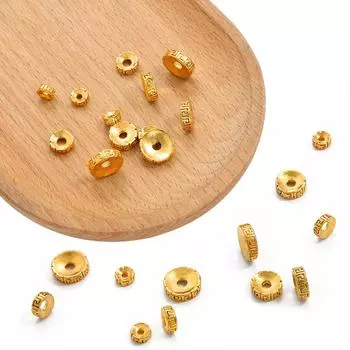 Медное круглое кольцо-прокладка, подвески, аксессуары для самостоятельного изготовления, принадлежности для изготовления ювелирных изделий 6mm 1pc золотой