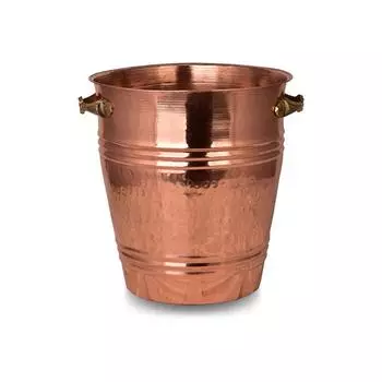 Медное ведро для льда, Ведро для льда для шампанского Gerdel, Ведро для льда, Ведро для льда середины века, Бронзовое ведро, Винтажная посуда 23 см Развлекательные