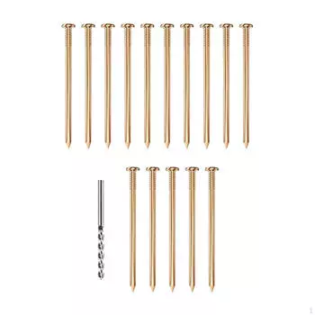 Медные гвозди для заплаток, прочные многофункциональные профессиональные шипы для сланца, уничтожители пней 16pcs