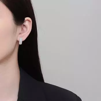 Медные позолоченные серьги-вкладыши Позолоченные изысканные серьги Temperament