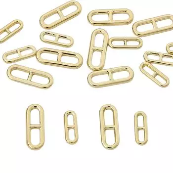 Медные японские застежки-пряжки для изготовления ювелирных изделий своими руками, аксессуары для рукоделия 5x14mm