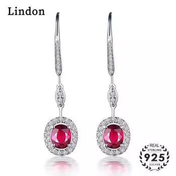 Медные серьги Lindon для женщин, капли для ушей, женские аксессуары для вечеринок, подарки зелёный