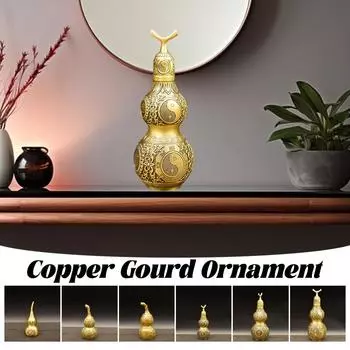 Медные тыквы Украшения Латунные тыквы Спальни Благословения Фэн-шуй Ремесла Гостиная Прихожая Винный шкаф Домашний декор Украшения
