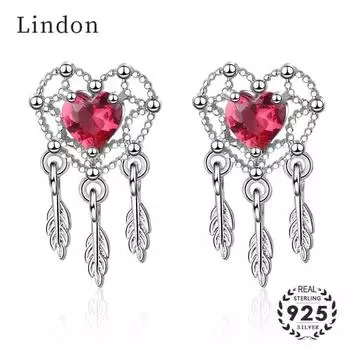 Медные ювелирные серьги Lindon для женщин, свадебный подарок