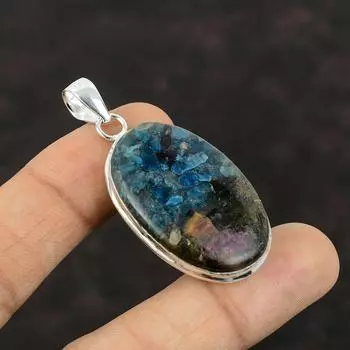 Медный арбуз, турмалин, подвеска ручной работы, ювелирные изделия в стиле бохо, подвеска из стерлингового серебра 925 пробы, подвеска из натурального драгоценного камня, серебряное ювелирное изделие, подарок для мамы