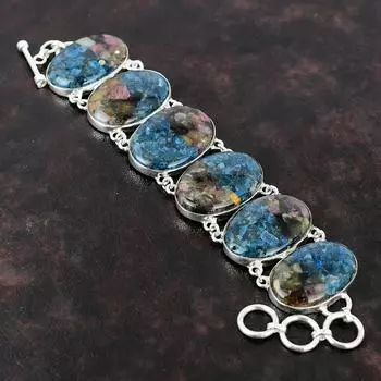 Медный браслет с арбузом и турмалином, браслет из стерлингового серебра 925 пробы, достойный драгоценный камень, ювелирные изделия ручной работы, регулируемый браслет-цепочка, подарок для женщин