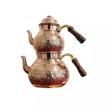 Медный чайник большого размера, традиционный дизайн