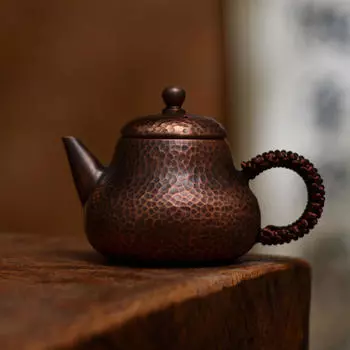 Медный чайник, чайник для кунг-фу, 200 мл, чайник для церемоний, кувшин для воды B