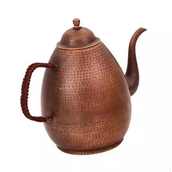 Медный чайник для чая Kung Fu Pot 2000 мл Infuser Teawear Hammered Teapot для дома и улицы